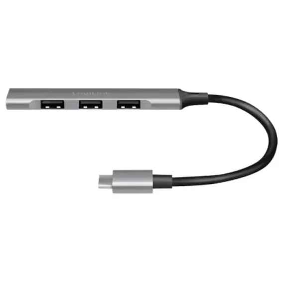 USB ჰაბი Logilink UA0392 USB3.2 Type-C 4-port Slim Hub With Aluminum Casing , 3 image - Primestore.ge