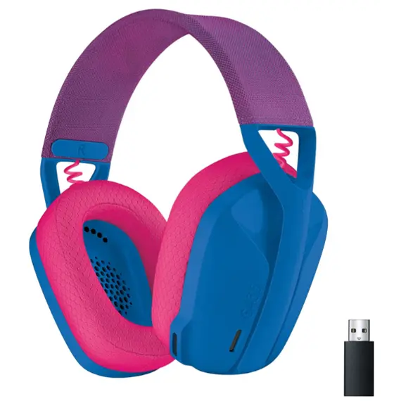 ყურსასმენი Logitech G435 Lightspeed Wireless Gaming Headset - Blue  - Primestore.ge