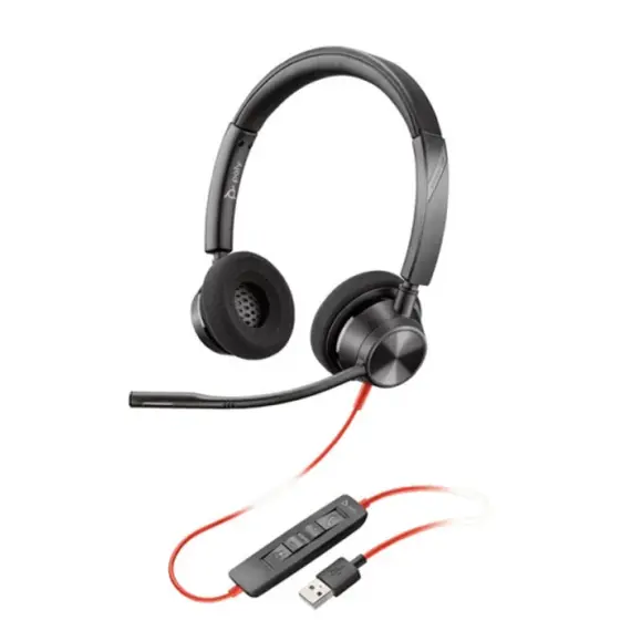Headset Poly - Plantronics Blackwire 3320 USB-A Headset - 213934-01