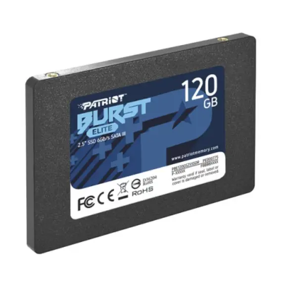 მყარი დისკი Patriot  BURST ELITE SSD 120GB SATA3 2.5 - PBE120GS25SSDR , 2 image - Primestore.ge