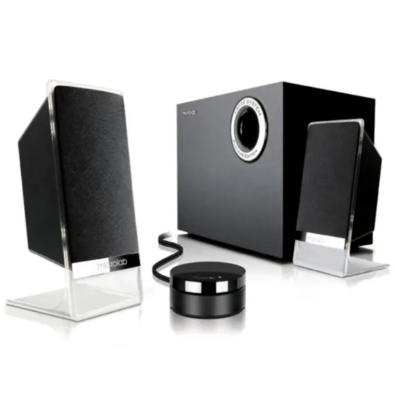 დინამიკი 2.1 Microlab M-200BT Platinum Bluetooth Speaker 50W Black  - Primestore.ge
