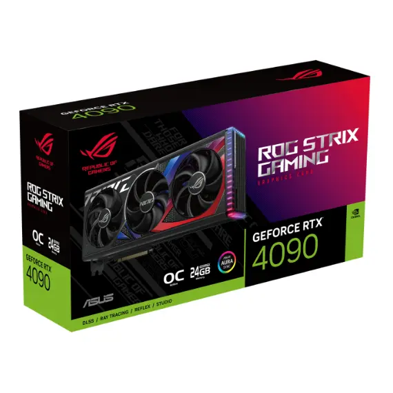 ვიდეო დაფა Asus ROG-STRIX-RTX4090-O24G-GAMING//RTX4090,HDMI*2,DP*3,24G,D6X , 13 image - Primestore.ge