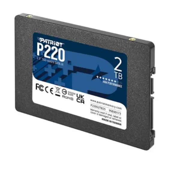 Hard drive Patriot P220 2TB SSD SATA 3 2.5" - P220S2TB25, 2 image