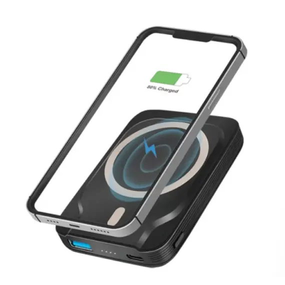 დამტენი Logilink PA0287 Power bank 5000mAh wireless charging USB-C PD 3.0 + USB-A QC 3.0  - Primestore.ge