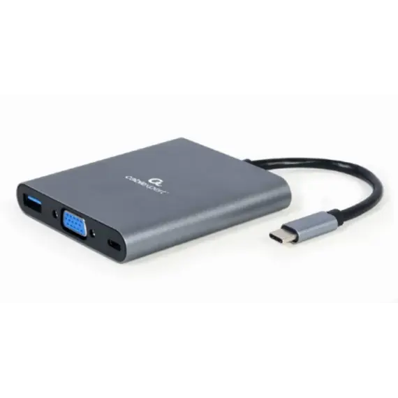 ადაპტერი Gembird A-CM-COMBO6-01 USB Type-C 6-in-1 multi-port adapter , 2 image - Primestore.ge
