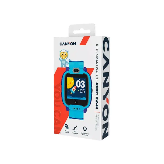 საბავშვო სმარტ საათი Canyon Jondy Kids Watch with GPS, LTE Green (CNE-KW44GB) , 4 image - Primestore.ge