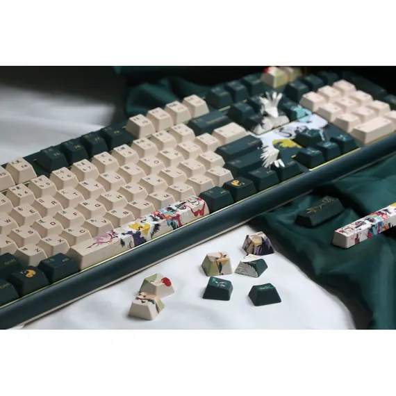 კლავიატურა Varmilo Lure VBM108 Crane EC V2 Rose UA , 3 image - Primestore.ge