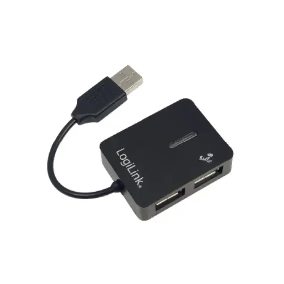 USB ჰაბი Logilink UA0139 USB 2.0  Hub 4-Port black - Primestore.ge