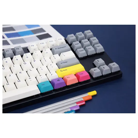 კლავიატურა Varmilo VEM87 CMYK EC V2 Daisy UA , 2 image - Primestore.ge