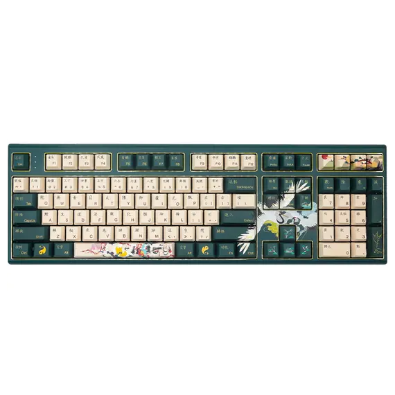 კლავიატურა Varmilo Lure VBM108 Crane EC V2 Rose UA  - Primestore.ge