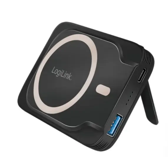 დამტენი Logilink PA0287 Power bank 5000mAh wireless charging USB-C PD 3.0 + USB-A QC 3.0 , 3 image - Primestore.ge