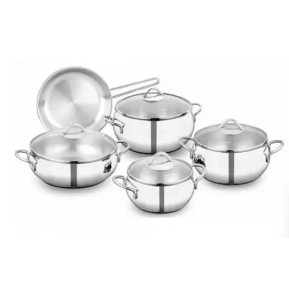ქვაბების ნაკრები korkmaz A1800 Tombik Cookware Set  - Primestore.ge