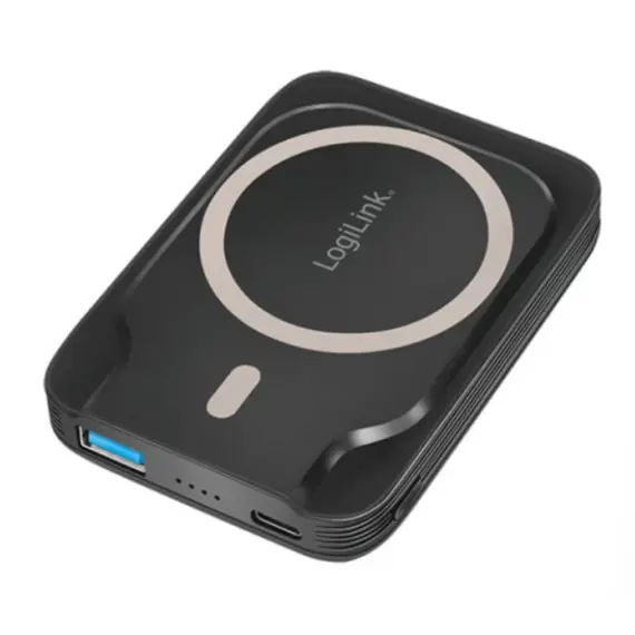 დამტენი Logilink PA0287 Power bank 5000mAh wireless charging USB-C PD 3.0 + USB-A QC 3.0 , 2 image - Primestore.ge