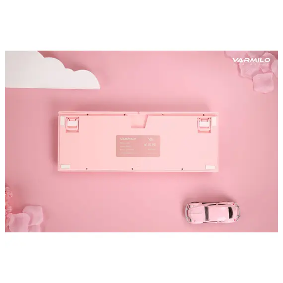 კლავიატურა Varmilo VEM87 Sakura R1 EC V2 Rose UA , 3 image - Primestore.ge