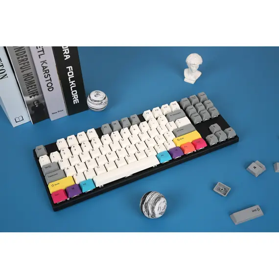 კლავიატურა Varmilo VEM87 CMYK EC V2 Sakura UA , 3 image - Primestore.ge