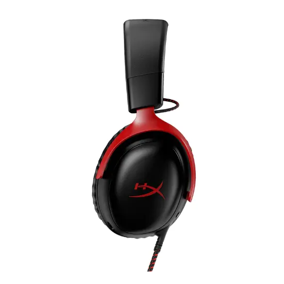 ყურსასმენი HyperX Cloud III – Wired Gaming Headset, PC, PS5, Xbox Series X|S Black/Red (727A9AA) , 2 image - Primestore.ge