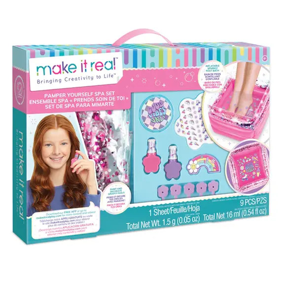 საბავშვო სპა პროცედურის ნაკრები Make It Real Pamper Yourself Spa Set  - Primestore.ge