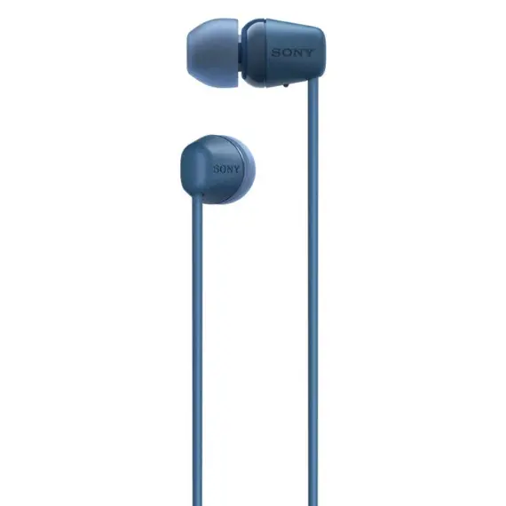ყურსასმენი Sony WI-C100 Wireless In-ear Headphones - Blue , 2 image - Primestore.ge