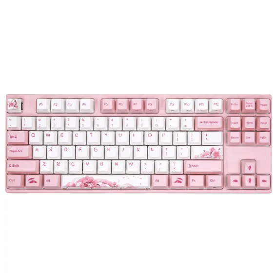 კლავიატურა Varmilo VEM87 Sakura R1 EC V2 Rose UA  - Primestore.ge
