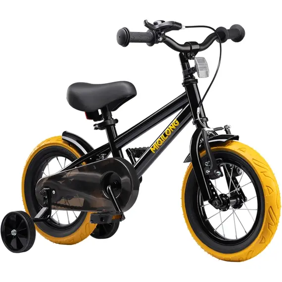 საბავშვო ველოსიპედი Miqilong Bicycle ST 12" Black  - Primestore.ge