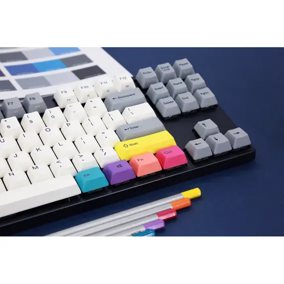 კლავიატურა Varmilo VEM87 CMYK EC V2 Sakura UA , 2 image - Primestore.ge