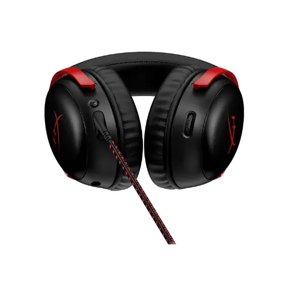ყურსასმენი HyperX Cloud III – Wired Gaming Headset, PC, PS5, Xbox Series X|S Black/Red (727A9AA) , 4 image - Primestore.ge