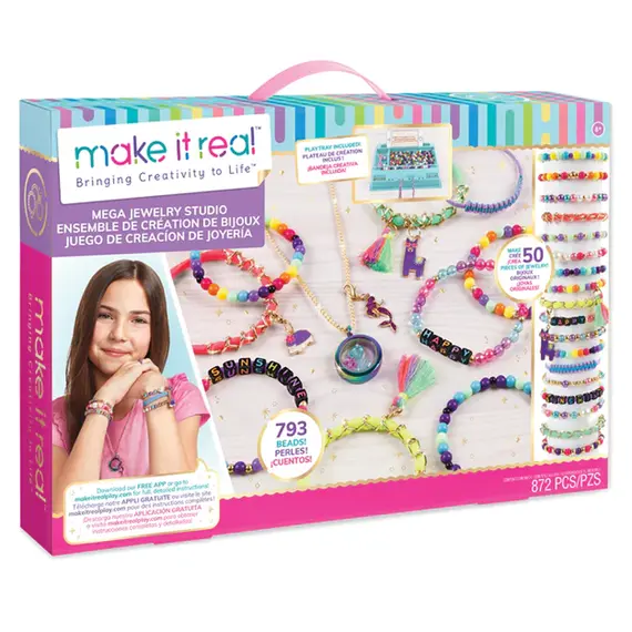მძივების ნაკრები Make It Real Mega Jewelry Studio , 2 image - Primestore.ge