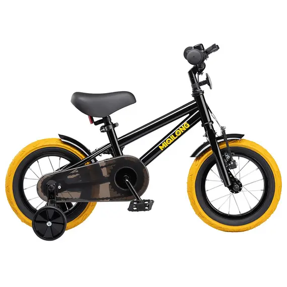 საბავშვო ველოსიპედი Miqilong Bicycle ST 12" Black , 2 image - Primestore.ge
