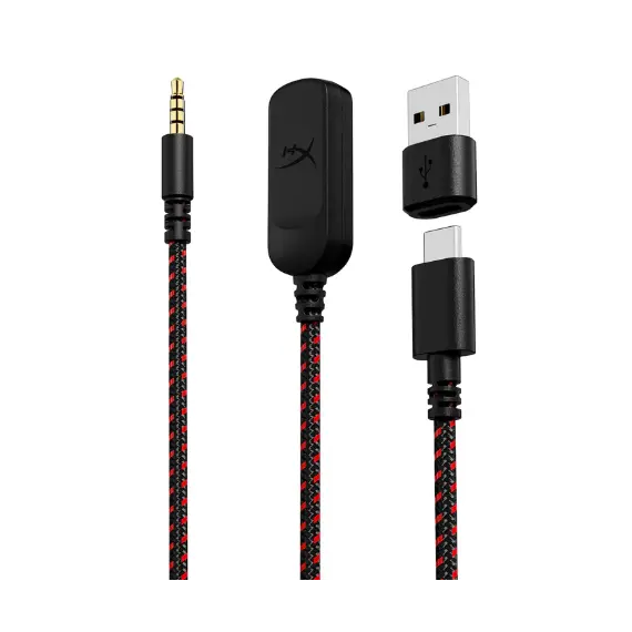 ყურსასმენი HyperX Cloud III – Wired Gaming Headset, PC, PS5, Xbox Series X|S Black/Red (727A9AA) , 5 image - Primestore.ge