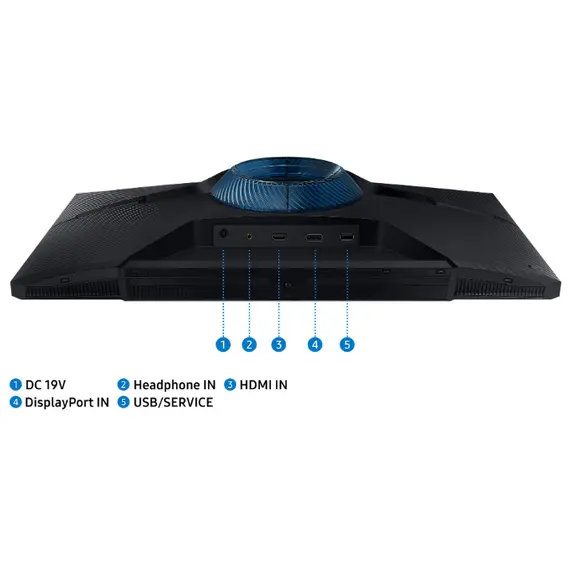 მონიტორი Samsung 24'' Odyssey G3 (LS24AG320NIXCI) - Black , 17 image - Primestore.ge