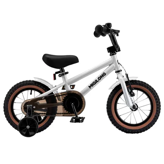 საბავშვო ველოსიპედი Miqilong Bicycle BS 12" Silver  - Primestore.ge