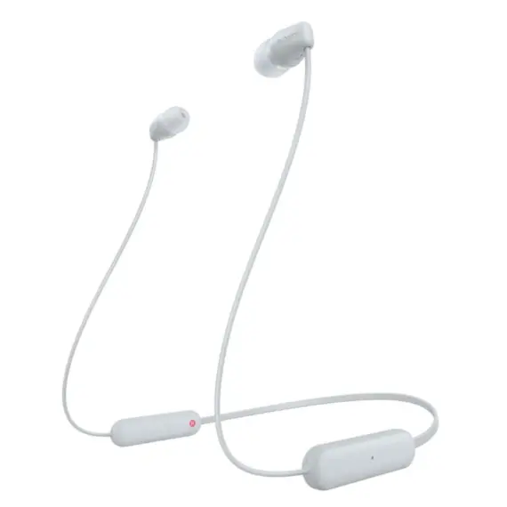 ყურსასმენი Sony WI-C100 Wireless In-ear Headphones - White  - Primestore.ge