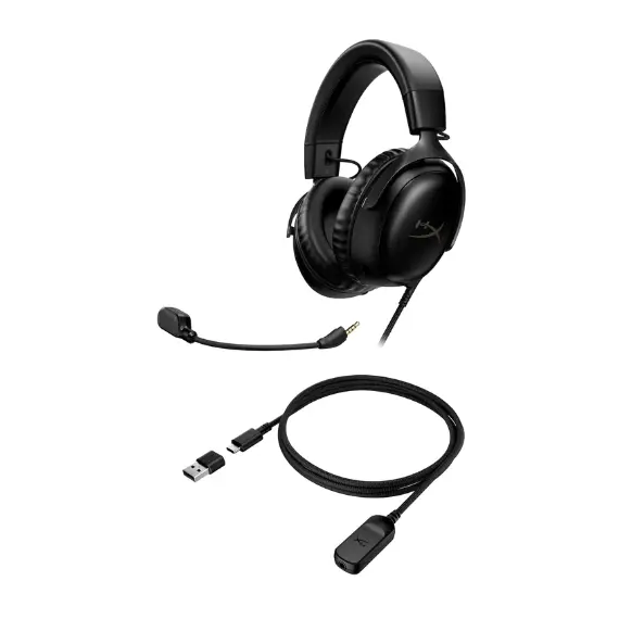 ყურსასმენი HyperX Cloud III – Wired Gaming Headset, PC, PS5, Xbox Series X|S Black (727A8AA) , 5 image - Primestore.ge