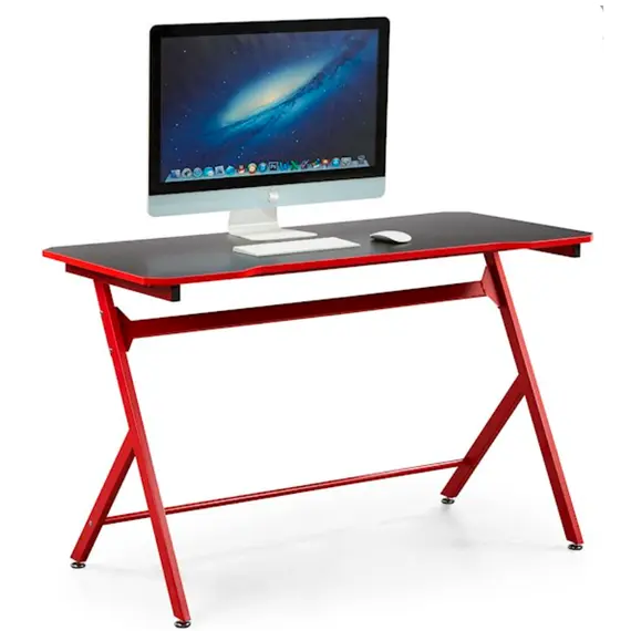 სათამაშო მაგიდა Furnee TE-008, Gaming Desk, Red/Black  - Primestore.ge