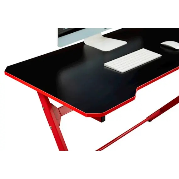 სათამაშო მაგიდა Furnee TE-008, Gaming Desk, Red/Black , 3 image - Primestore.ge
