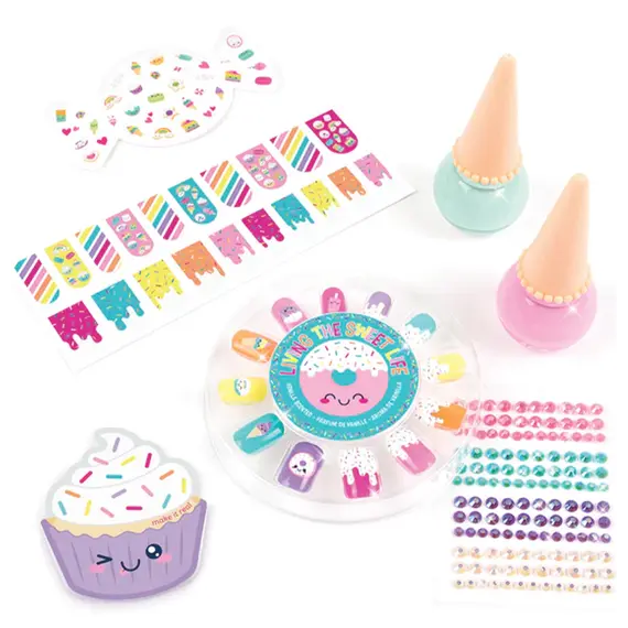 საბავშვო ფრჩხილის ლაქის ნაკრები Make It Real Nail Candy Cosmetic Set , 3 image - Primestore.ge