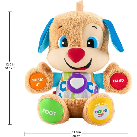 სათამაშო Mattel Laugh & Learn Smart Stages First Words Puppy-FR , 3 image - Primestore.ge