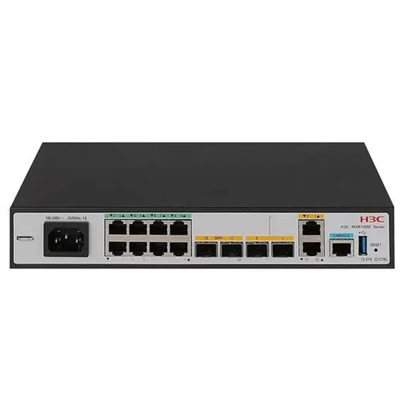 Server H3C MSR1008 Router (2*10GE(SFP+), 2*GE(Combo), 8*GE(RJ45))