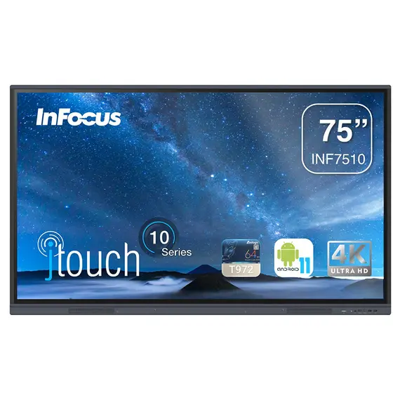 Interactive touch screen INFOCUS INF7510 (75″, 3840 X 2160) PANEL ANTIGLAR G2 MODEL D115