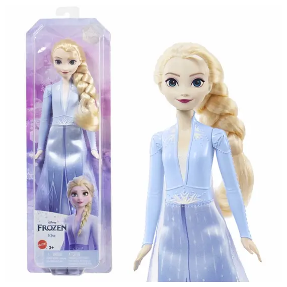 სათამაშო თოჯინა Mattel Frozen Fashion Dolls Core - Elsa 2 Travel Look  - Primestore.ge
