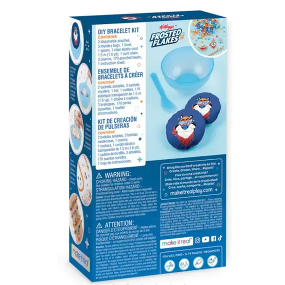 აქსესუარების გასაკეთებელი ნაკრები Make It Real Cerealsly Cute Frosted Flakes , 2 image - Primestore.ge