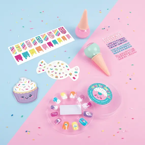 საბავშვო ფრჩხილის ლაქის ნაკრები Make It Real Nail Candy Cosmetic Set , 2 image - Primestore.ge