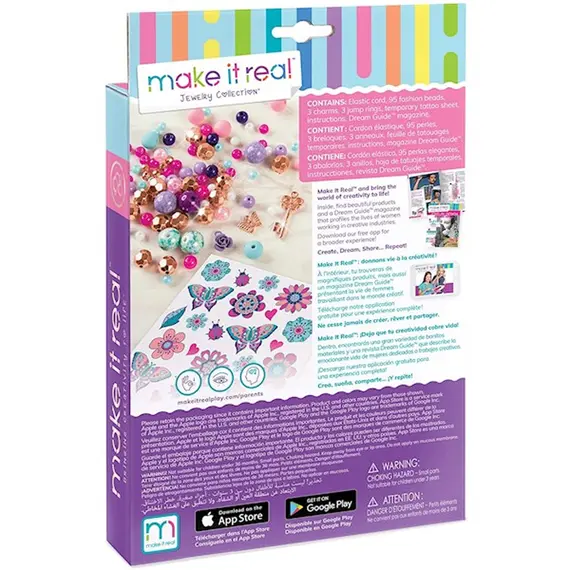 სამაჯურების ნაკრები Bedazzled! Charm Bracelets Blooming Creativity  - Primestore.ge