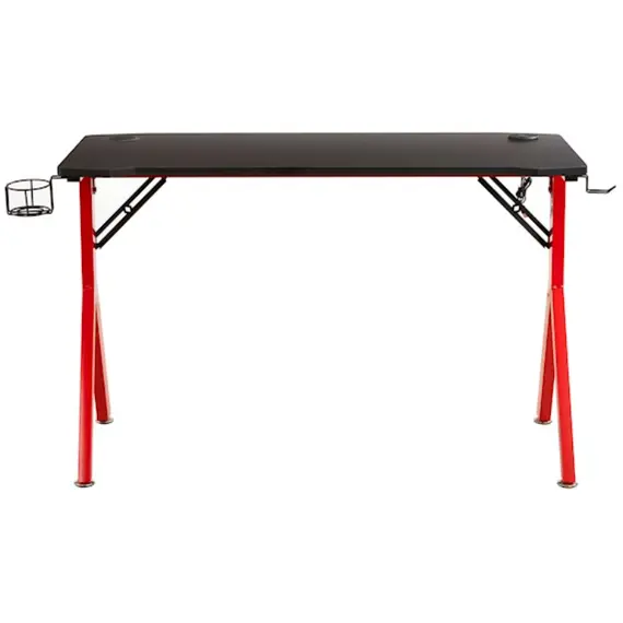 სათამაშო მაგიდა Furnee TE-Y18, Gaming Desk, Red/Black , 2 image - Primestore.ge
