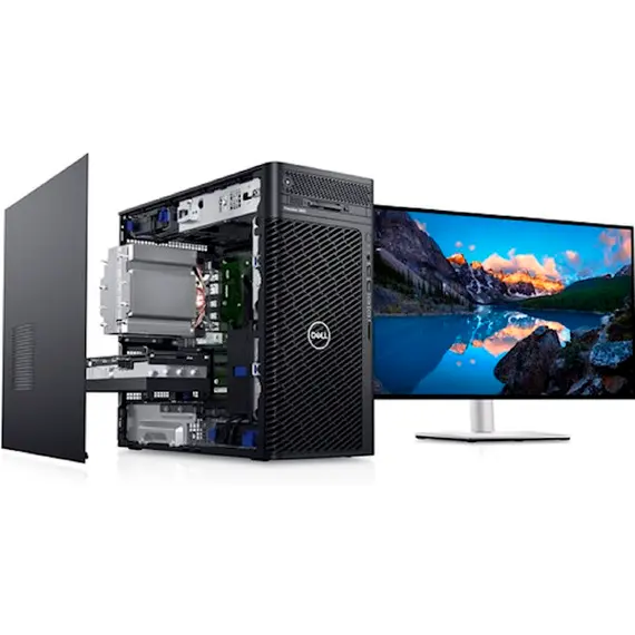 პერსონალური კომპიუტერი Dell Precision 3660 Tower, i7-13700, 32GB, 512GB SSD+1TB HDD, Integrated, Black , 4 image - Primestore.ge