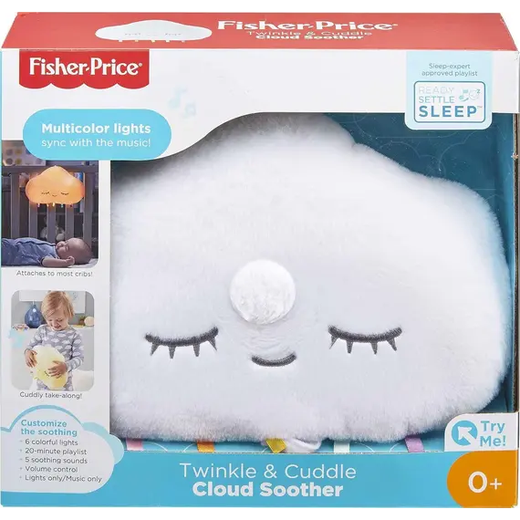 რბილი სათამაშო Mattel Twinkle & Cuddle Cloud Soother , 4 image - Primestore.ge