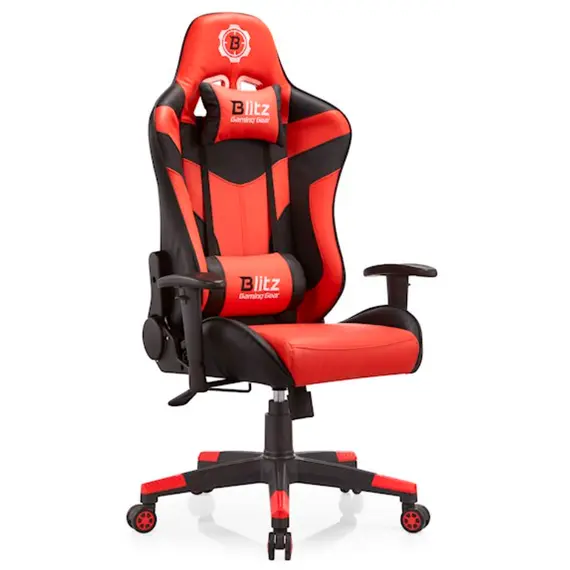 სათამაშო სავარძელი Furnee SK8817, Gaming Chair, Black/Red , 2 image - Primestore.ge