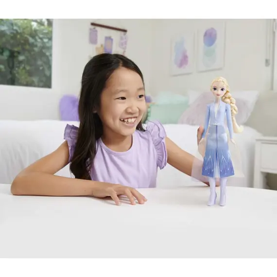 სათამაშო თოჯინა Mattel Frozen Fashion Dolls Core - Elsa 2 Travel Look , 2 image - Primestore.ge