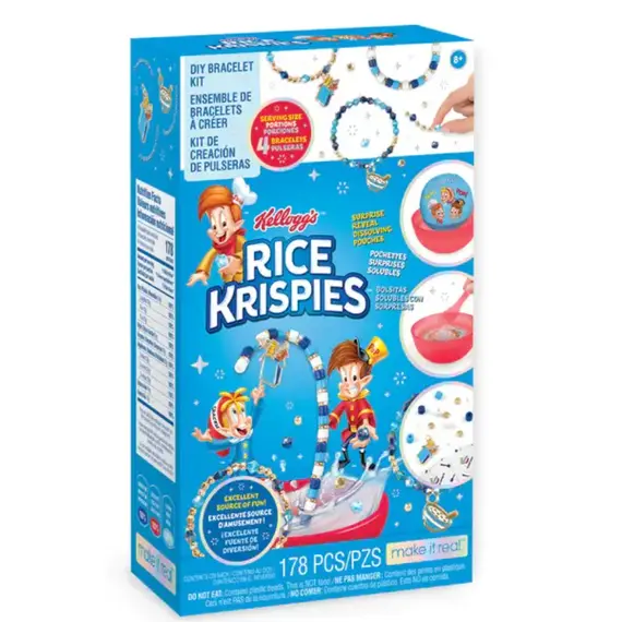აქსესუარების გასაკეთებელი ნაკრები Make It Real Cerealsly Cute Rice Krispies  - Primestore.ge