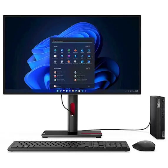 პერსონალური კომპიუტერი Lenovo 11T4SBKN00 ThinkCentre M70q Gen 3, i5-12400T, 16GB, 512GB SSD, Integrated, Black , 6 image - Primestore.ge